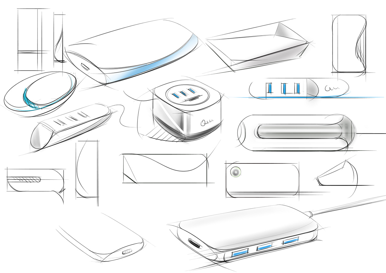 DEVIE0901 電子元器件產品設計草圖整理與優化思路